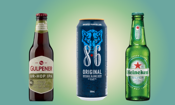 Lager bier Drie lager bieren